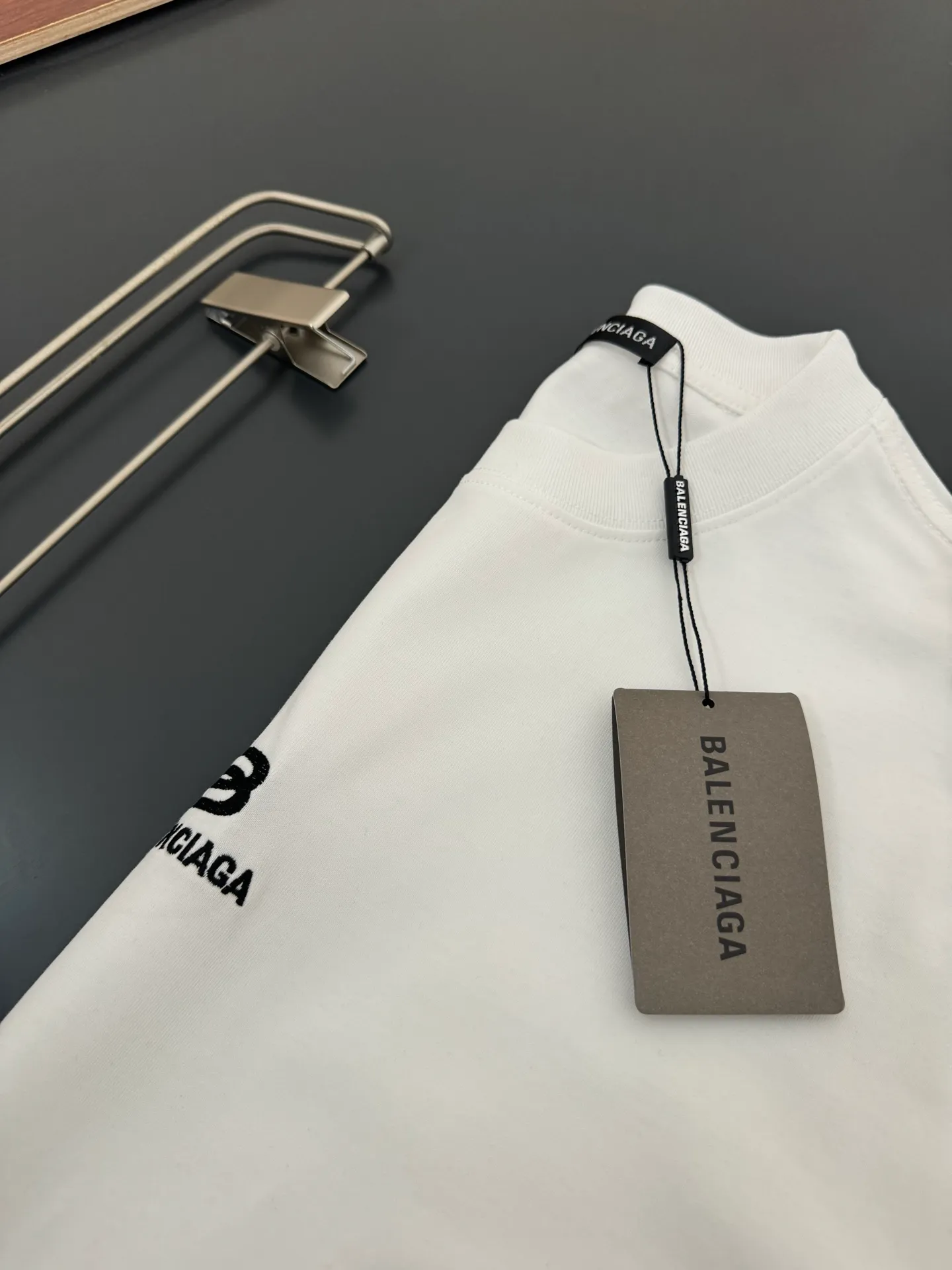 Balenciaga* *280g t logo New Arrival t ， ， Versatile ：White Black Sizes：S M L XL XXL